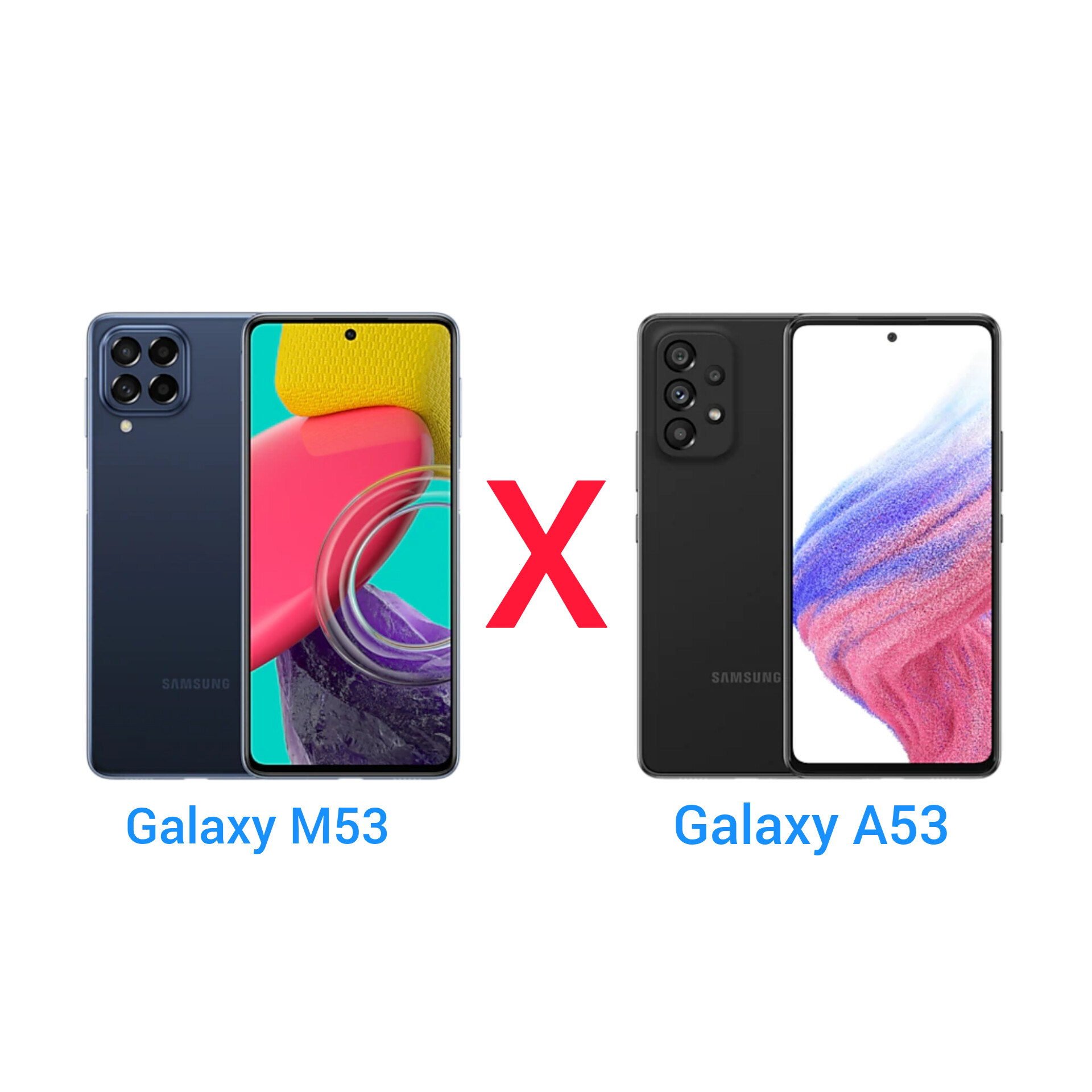 Samsung galaxy m53 vs a53